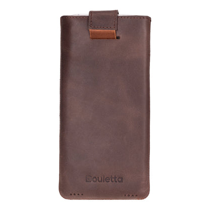 Multicase iPhone 16 Pro Leather Pull-Tab Pouch