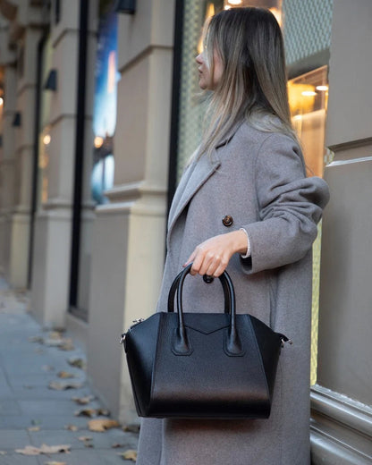 Lorenza Medium Leather Shoulder Bag