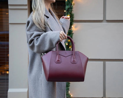 Lorenza Medium Leather Shoulder Bag
