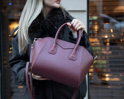 Lorenza Medium Leather Shoulder Bag
