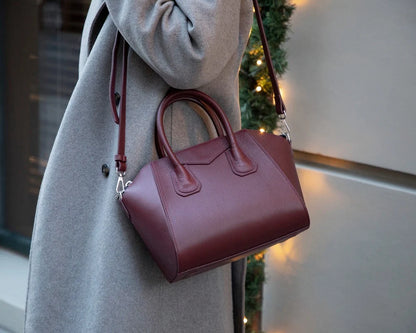 Lorenza Medium Leather Shoulder Bag