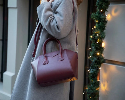 Lorenza Medium Leather Shoulder Bag