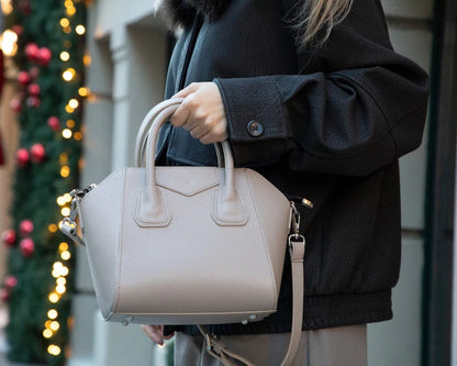 Lorenza Medium Leather Shoulder Bag