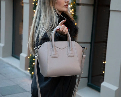 Lorenza Medium Leather Shoulder Bag