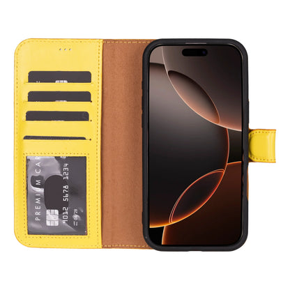 Magic iPhone 16 Pro Max Detachable Leather Wallet Case – Expanded Palette