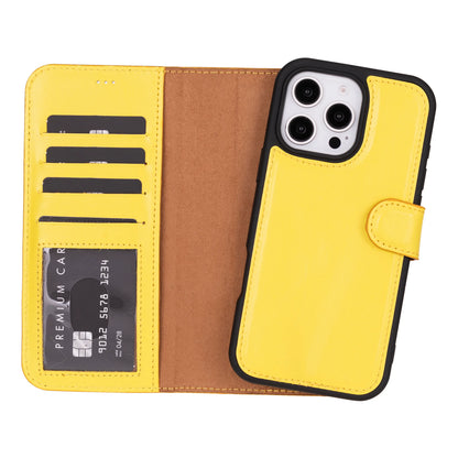 Magic iPhone 16 Pro Max Detachable Leather Wallet Case – Expanded Palette