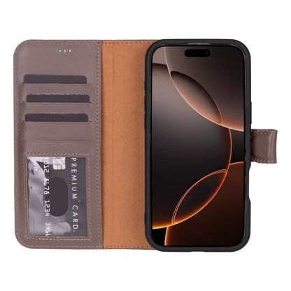 Magic iPhone 16 Pro Max Detachable Leather Wallet Case – Expanded Palette