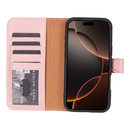 Magic iPhone 16 Pro Max Detachable Leather Wallet Case – Expanded Palette