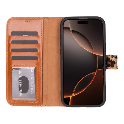 Magic iPhone 16 Pro Max Detachable Leather Wallet Case – Expanded Palette