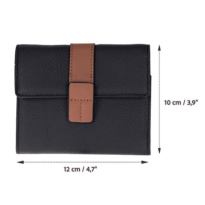Elba Two-Tone Leather Wallet