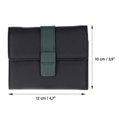 Elba Two-Tone Leather Wallet