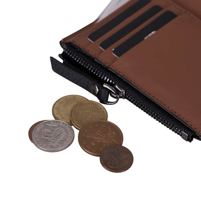Elba Two-Tone Leather Wallet