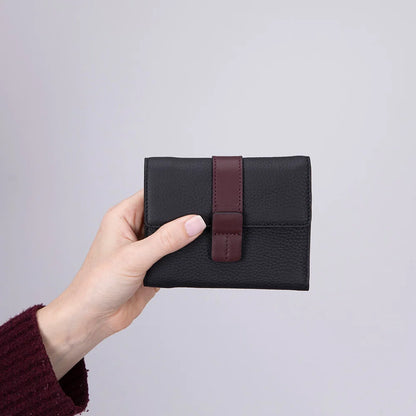 Elba Two-Tone Leather Wallet