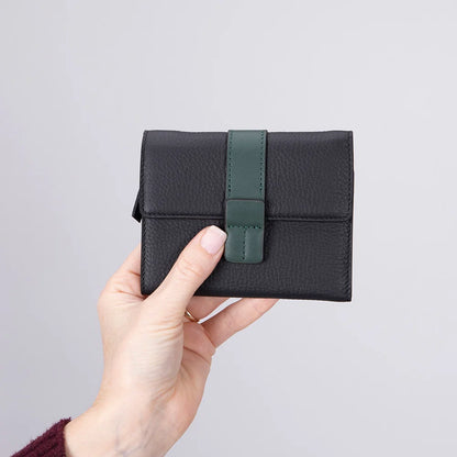 Elba Two-Tone Leather Wallet