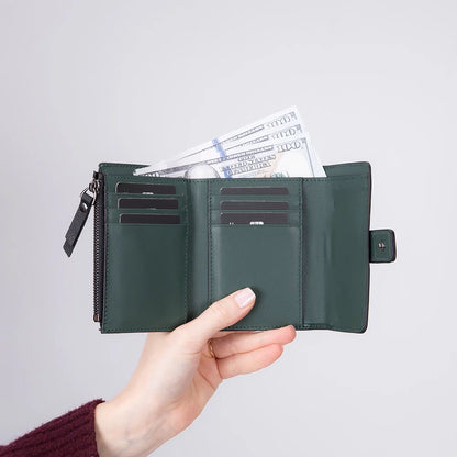 Elba Two-Tone Leather Wallet