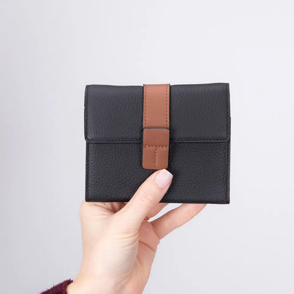 Elba Two-Tone Leather Wallet