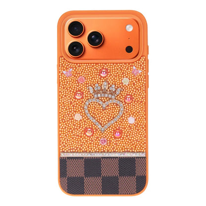 Vissel iPhone 17 Pro Heart Crystal Case