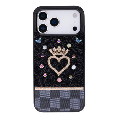 Vissel iPhone 17 Pro Heart Crystal Case