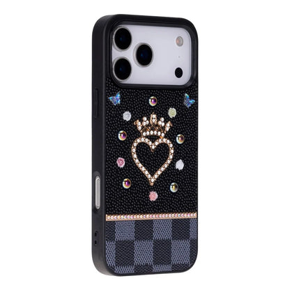 Vissel iPhone 17 Pro Heart Crystal Case