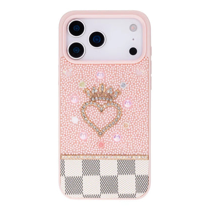 Vissel iPhone 17 Pro Heart Crystal Case