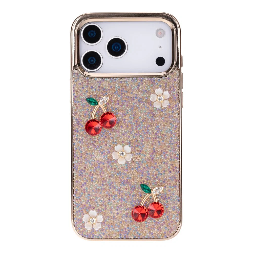 Freya Crystal Cherry Case for iPhone 17 Pro Max