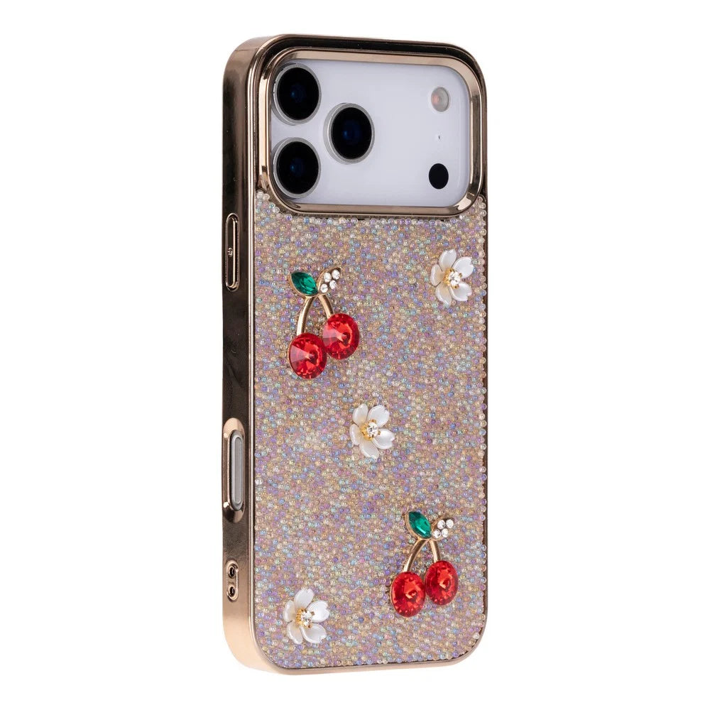 Freya Crystal Cherry Case for iPhone 17 Pro