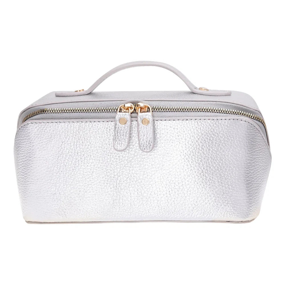 Ella Leather Makeup Bag