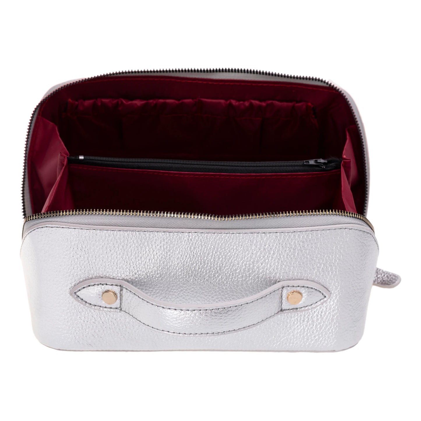 Soluno Leather Makeup Bag