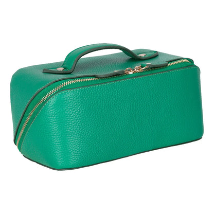 Ella Leather Makeup & Travel Bag