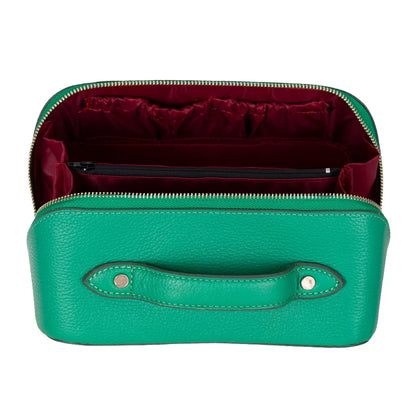 Ella Leather Makeup & Travel Bag