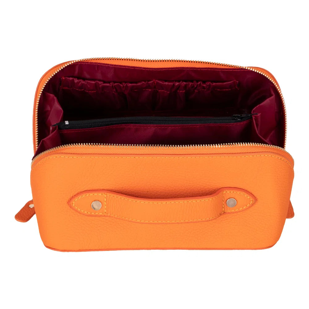 Ella Leather Makeup Bag