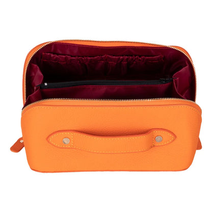 Ella Leather Makeup & Travel Bag