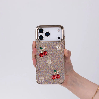 Freya iPhone 17 Pro Max Crystal Cherry Case