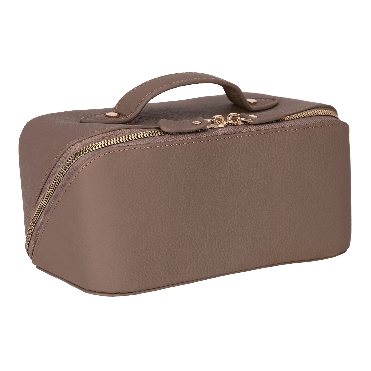 Soluno Leather Makeup Bag