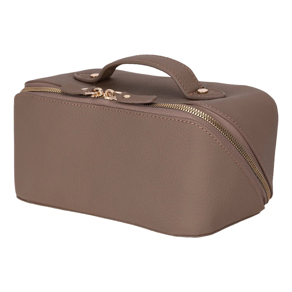 Ella Leather Makeup Bag