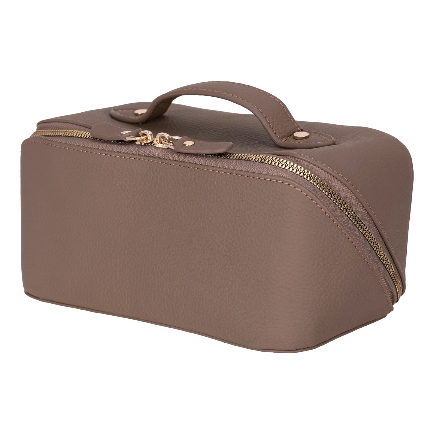 Soluno Leather Makeup Bag