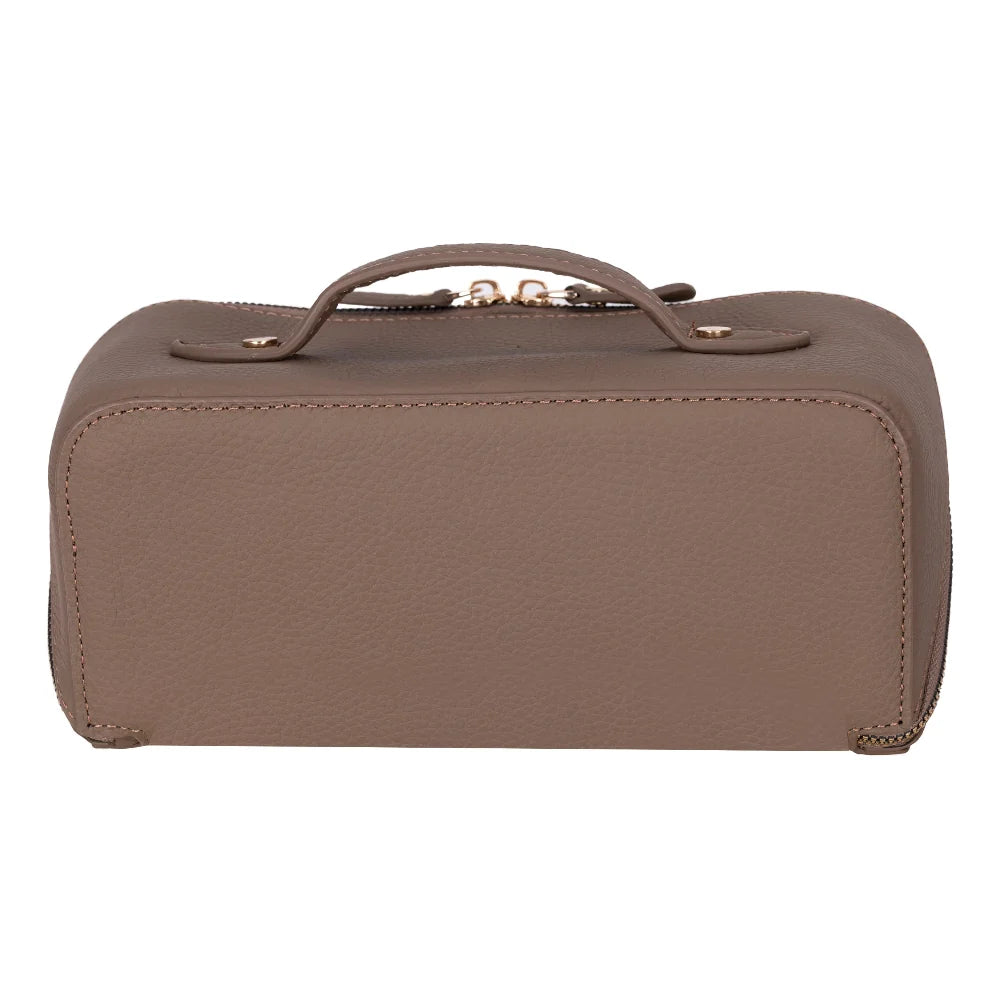 Ella Leather Makeup Bag