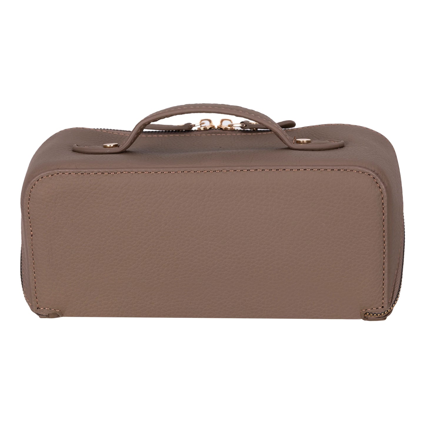 Soluno Leather Makeup Bag