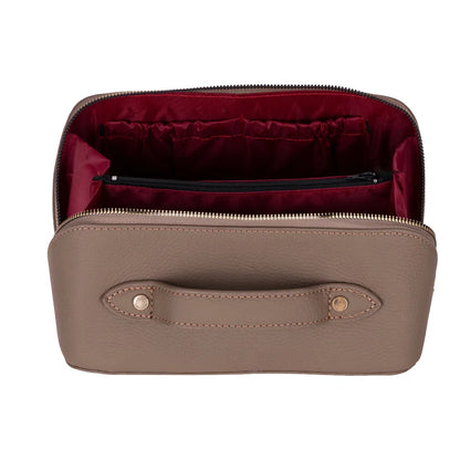 Ella Leather Makeup & Travel Bag