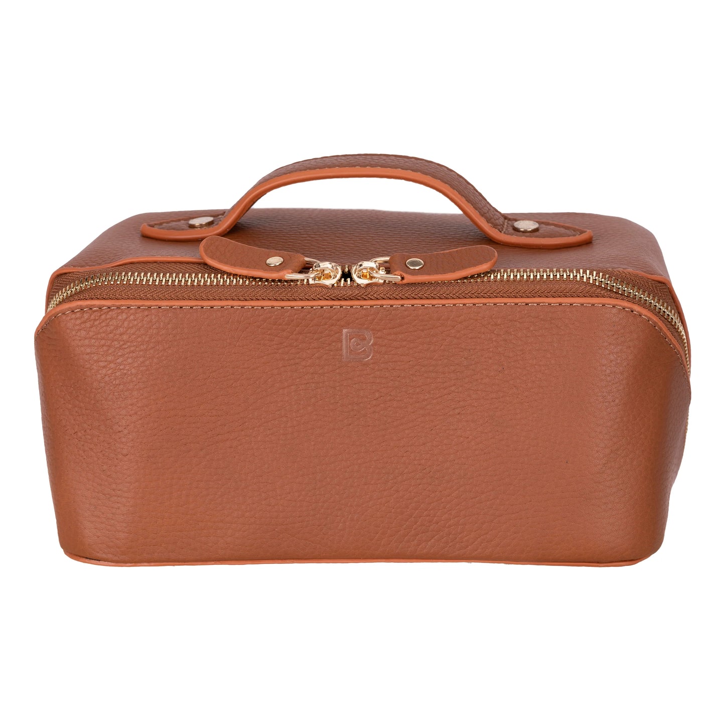 Soluno Leather Makeup Bag