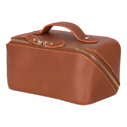 Ella Leather Makeup & Travel Bag