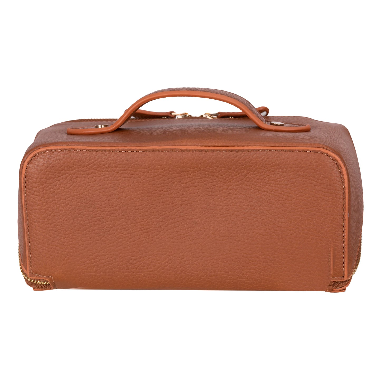 Soluno Leather Makeup Bag