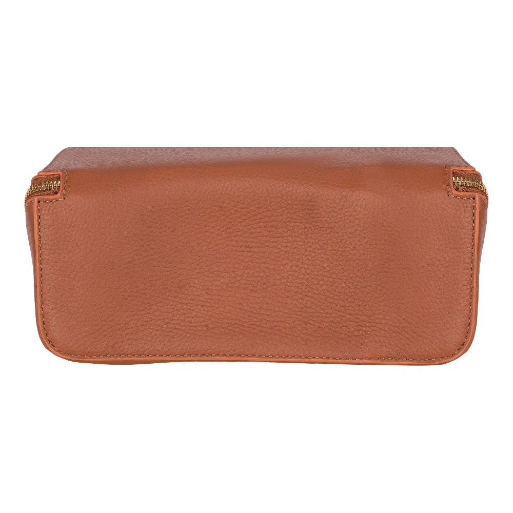 Ella Leather Makeup Bag