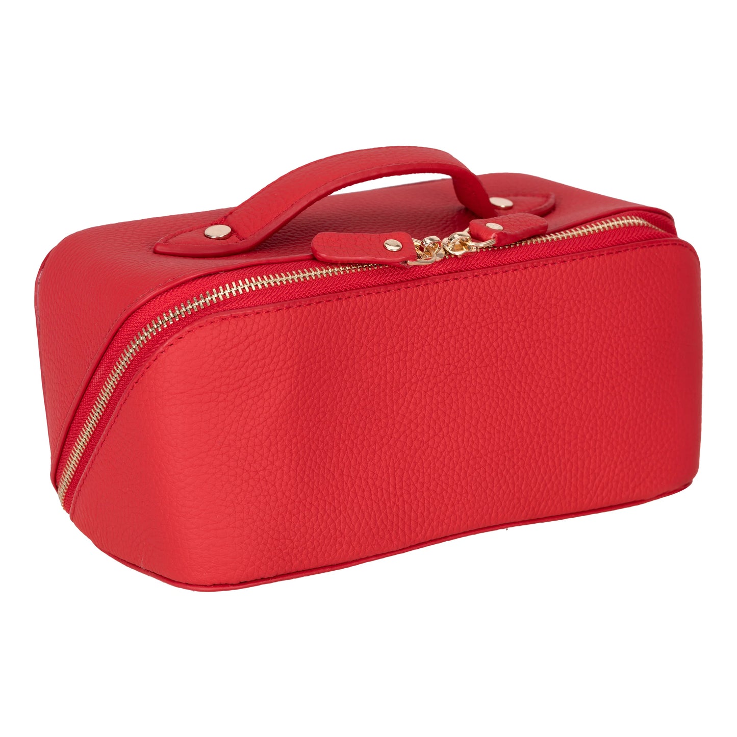 Soluno Leather Makeup Bag