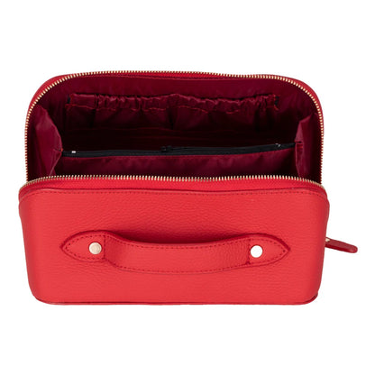 Ella Leather Makeup & Travel Bag