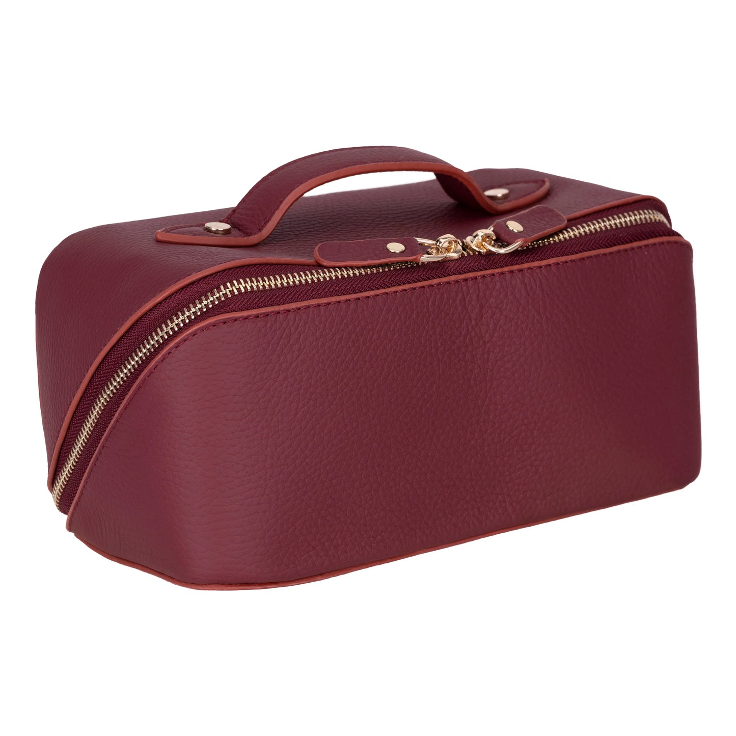 Soluno Leather Makeup Bag