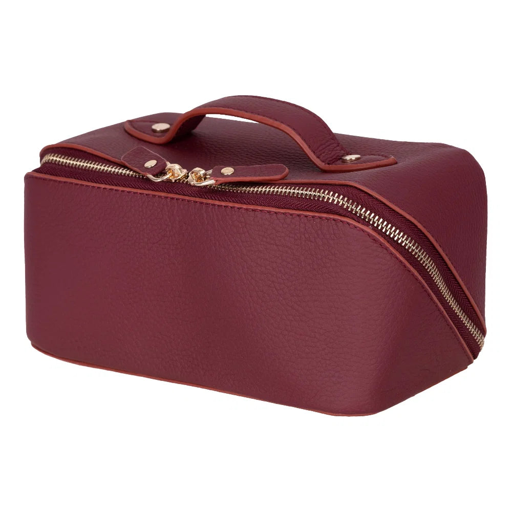Ella Leather Makeup Bag