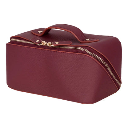Ella Leather Makeup & Travel Bag