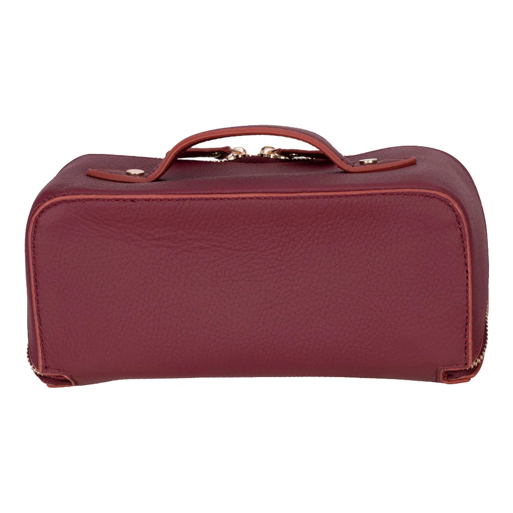 Ella Leather Makeup Bag