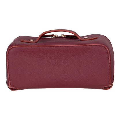 Ella Leather Makeup & Travel Bag